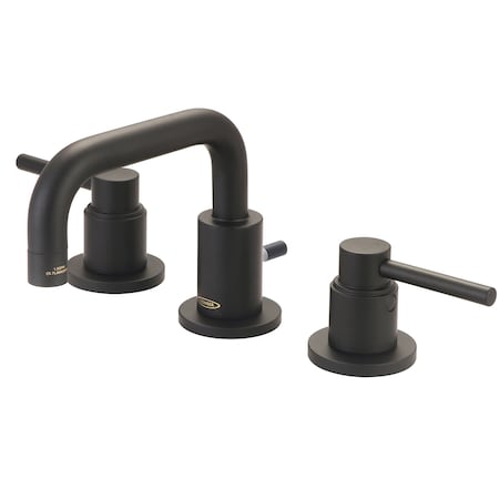 Pioneer Industries Two Handle Bathroom Widespread Faucet in Matte Black 3MT420-MB
